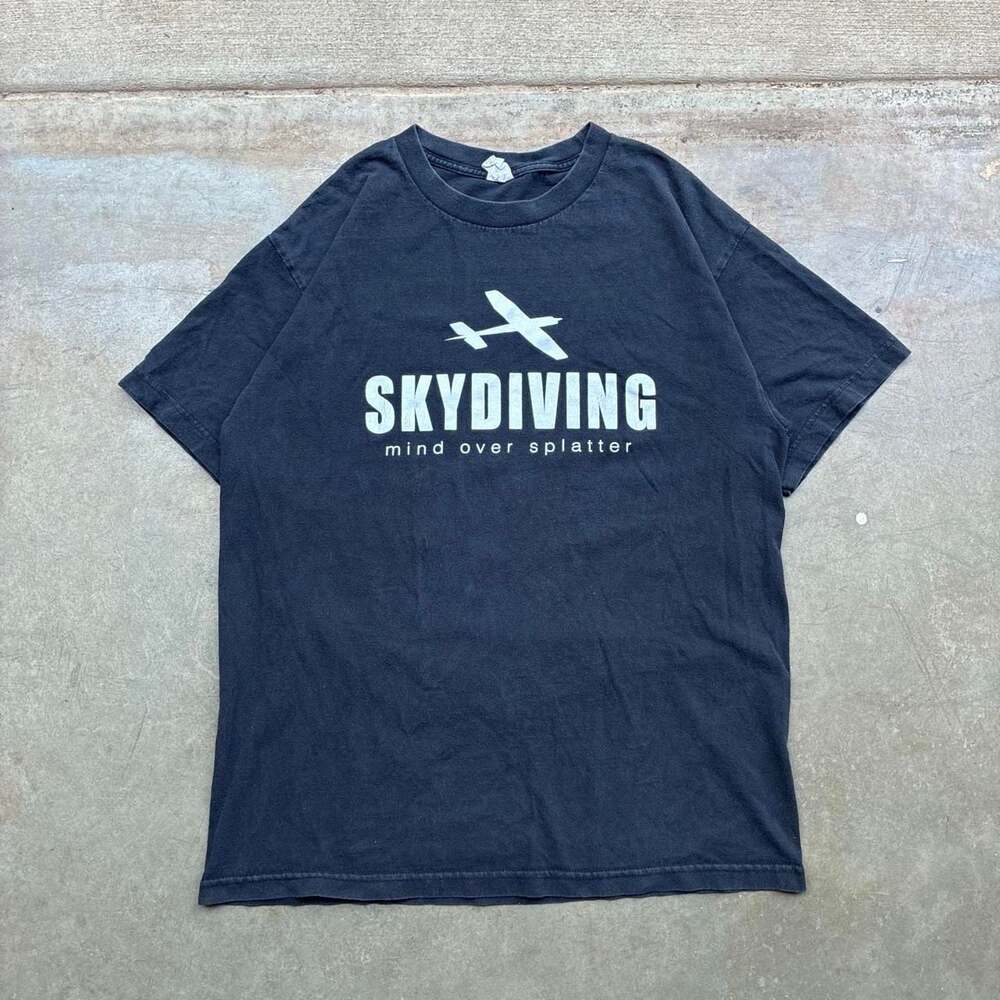 Vintage AAA Skydiving Mind Over Splatter T-Shirt